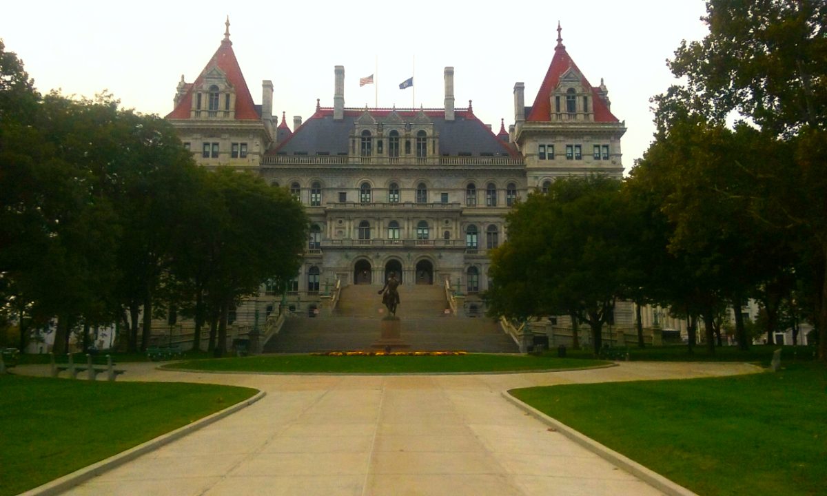 New York State Capitol building in Albany